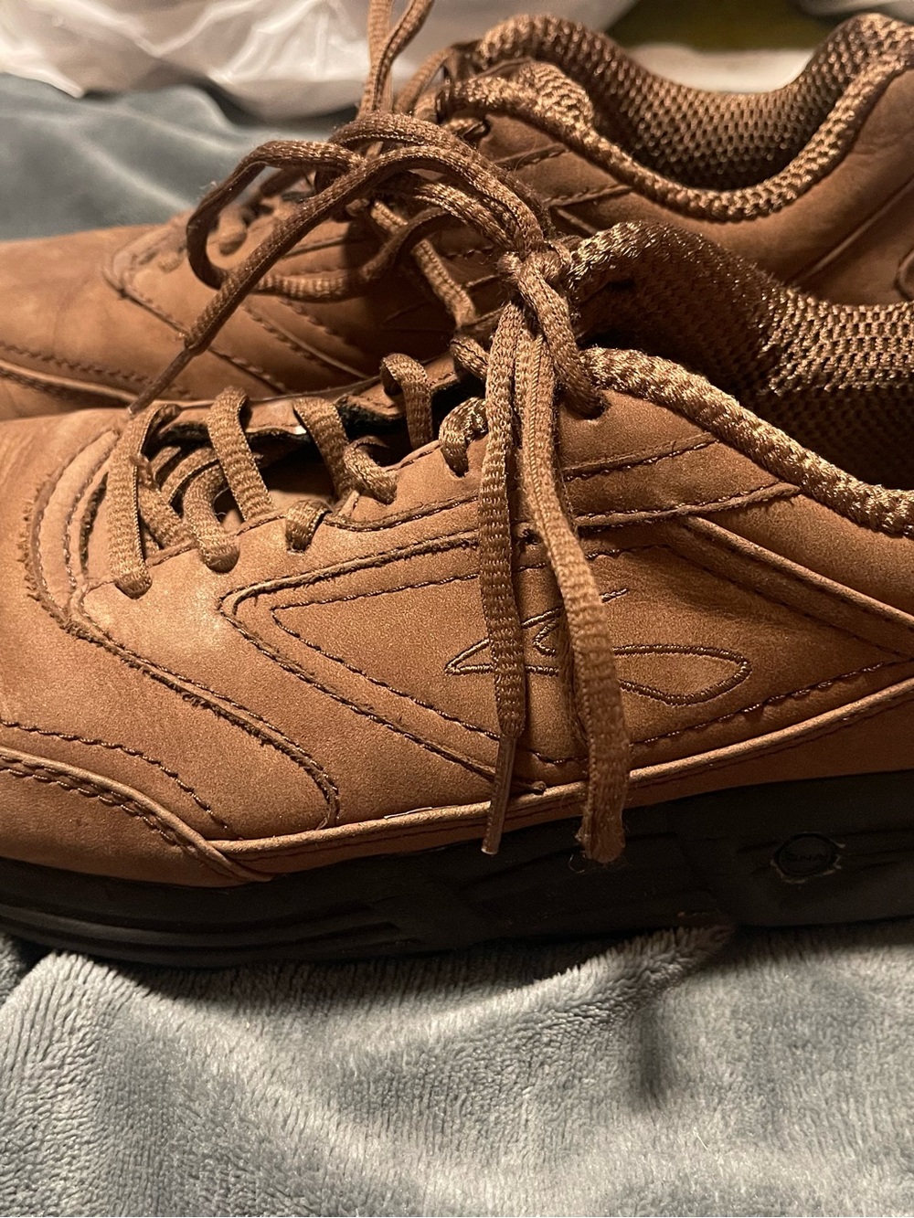 Brooks Addiction Walker Brown Leather Walking Shoes 1100392E221 Men’s Size 8